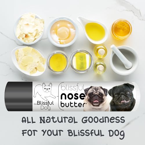 Image of The Blissful Dog Pug Duo Unscented Nose Butter - Dog Nose Butter, 0.15 Ounce