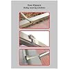 EYM Balcony Laundry Drying Hanger Rectangular Handrail 60 * 25 Bronze