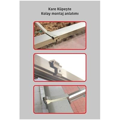EYM Balcony Laundry Drying Hanger Rectangular Handrail 60 * 25 Bronze