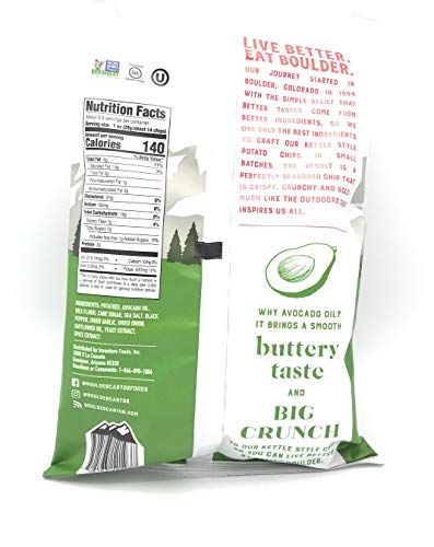 Boulder Canyon Chip Cut Avocado Sea Salt, 5.25 Oz #TOP2
