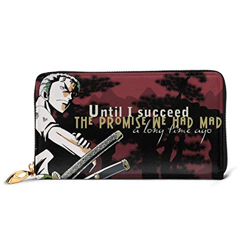 Preisvergleich Produktbild Einteilige Geldbörse aus echtem Leder mit Reißverschluss, lange Clutch, Münzfach, Kartenpaket für Damen und Herren