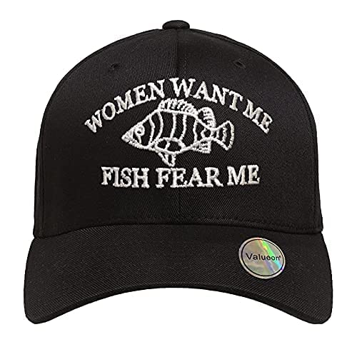 Fishing Baseball Cap Embroidered Women Want Me Fish Fear Me Hat Dad Hats Valueon #TOP1