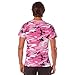 Rothco Camo T-Shirt – Rugged Short Sleeve Crew Neck Base Layer Tee Shirt, Pink Camo, S
