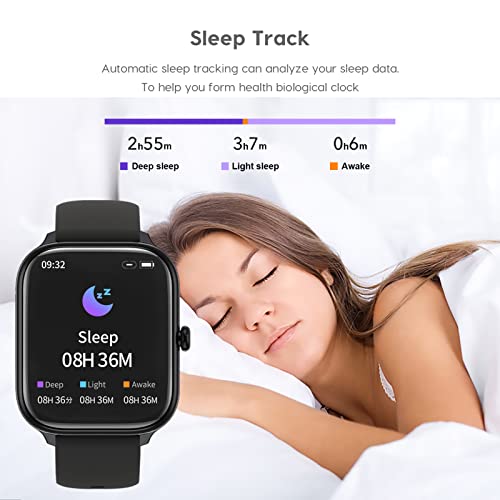 Smart Watch 2023(Answer/Make Call,200+ Faces), 1.85" Tft Hd Full Touch Screen Smartwatch For Android And Ios Phones Fitness Tracker With Heart Rate,Sleep,Blood Oxygen,Step Counter For Men Women,Ip68 #TOP4