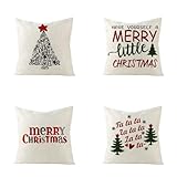 【LOT DE 4 HOUSSE COUSSIN】: Comprend 4 housses de coussin. (N'inclut pas l'insert ou le rembourrage). Taille : 35 x 35 cm