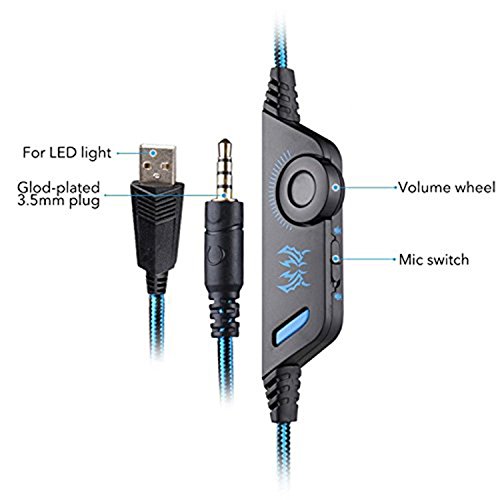 Gaming headset,iRush G9000 Gaming headset Musick