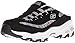 Skechers Sport Women's D'Lites-Spark Interest Sneaker, Black/Multi, 8 M US