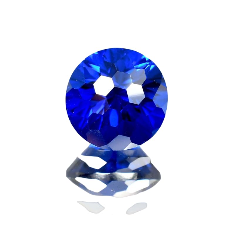 Gemme tanzanite naturelle ronde 16mm pour fabrication bijoux DIY bague pendentif et collier