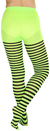 Image of ToBeInStyle Women's Nylon Horizontal Striped Tights