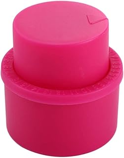 REBABA Fizz Keeper, Bottle Pump Caps, Bottle Stopper, Bottle Saver Stopper, Like A Wine Bottle Stopper, Drink Cap, Fizzy Sealer, Vacuum Soda Cap(Rose red)