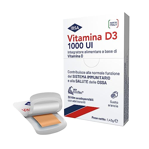Vitamina D3 IBSA 1000 UI Film Orodispersibili