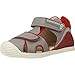 Biomecanics Sandales avec Velcro Premiers Pas BIOGATEO 182151B Gris/Rouge Taille: 19