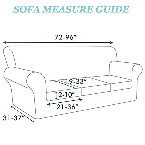Hyha 4 Pieces Stretch Sofa Slipcovers thumb #5