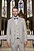 SPTALLFITJSV Beige Suits for Men Regular Fit Beige Pant Suit Set for Wedding Groomsmen Suits for Wedding Peak Lapel Homecoming Outfits for Men Fashion 2025 L