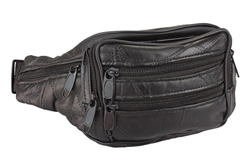 Cuero Riñonera en Negro