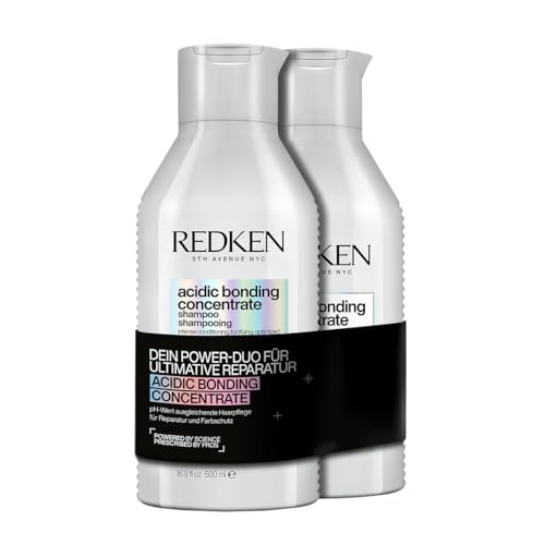 Redken XL Pflegeset für Schutz vor Farbverlust, Konzentrierte All-In-One Formel, Für mehr Glanz und Geschmeidigkeit, Acidic Bonding Concentrate Shampoo 500 ml & Conditioner 500 ml