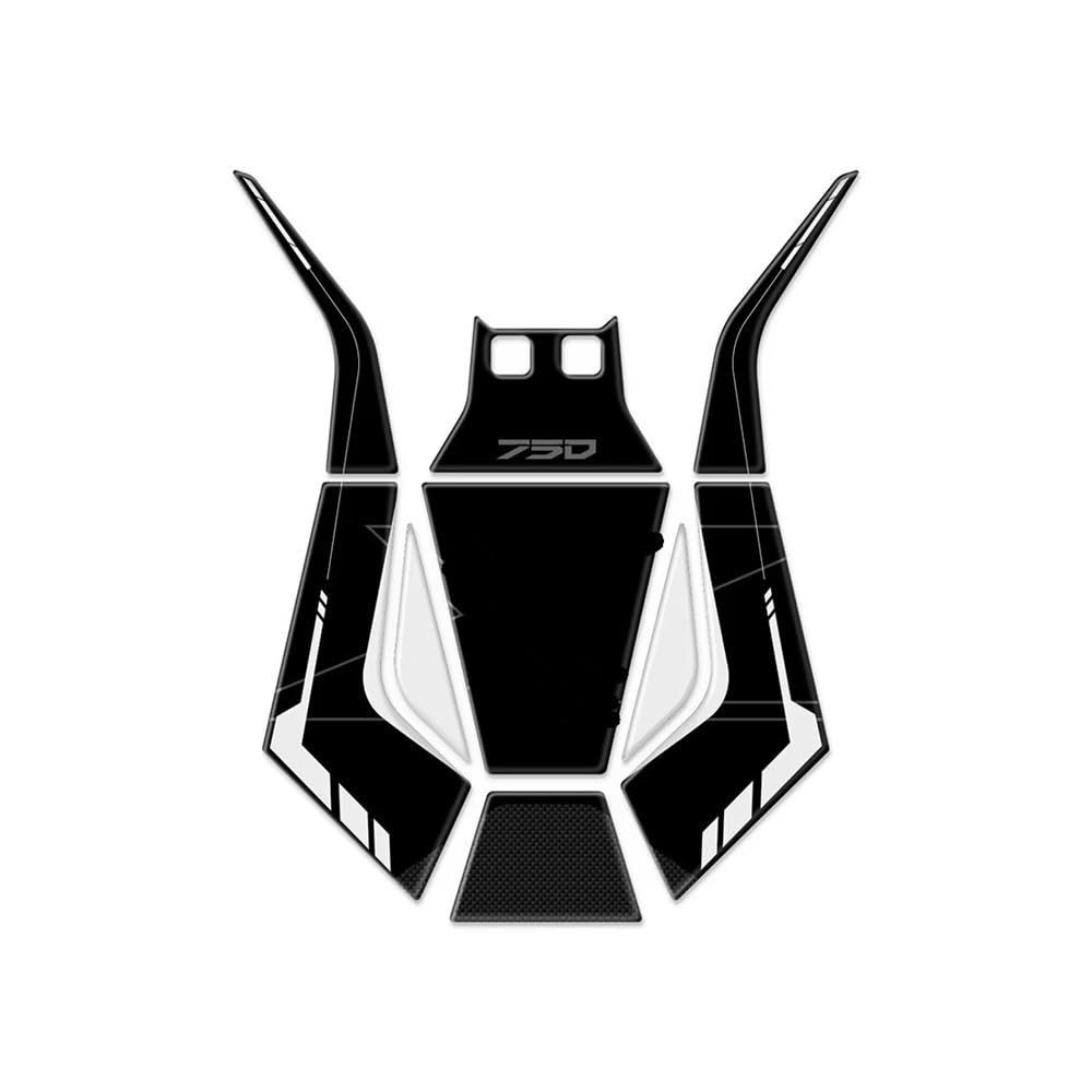 Dingyig Color2 Motorcycle Tank Pad On Protective Stickers On For Xadv-25-001 For X-Adv 750 2025(Color2)