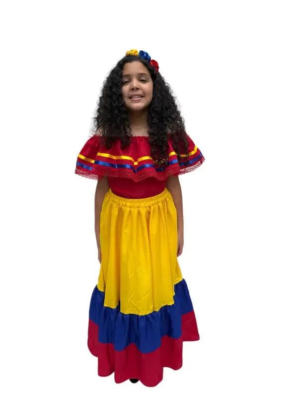 Ecuador Traditional Girls Fiesta Dress