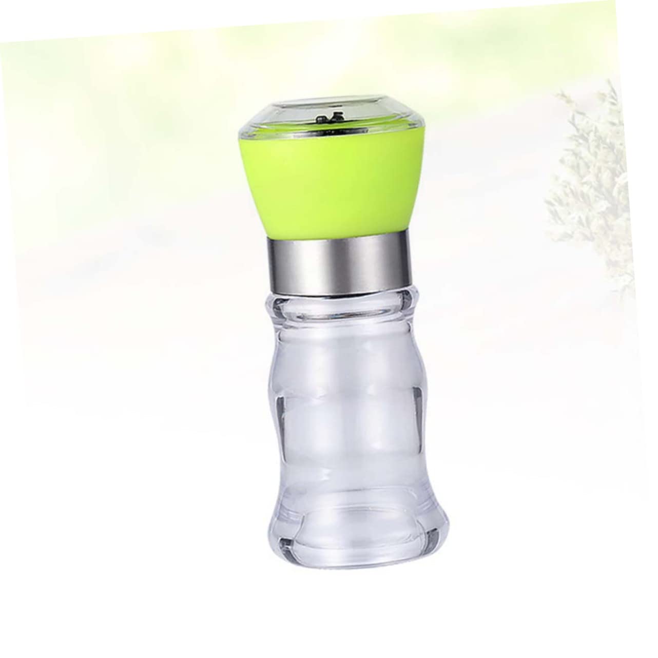 HOLIDYOYO 1pc Manual Mill Salt and Pepper Shakers Contoured Pepper Grinder Pepper Mill and Salt Shaker Peppermills Pepper Grinder Adjustable Coarseness Grinder Kitchen Gadget Manual Grinder