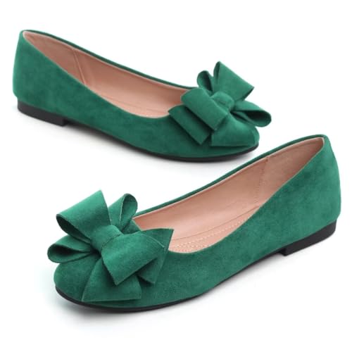 Image of TN TANGNEST Women Fashion Bowknot Flats Comfort Pointed Toe Dress Shoes