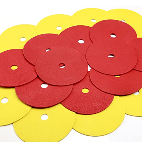 Image of GSi Spot Markers - Non-Slip Non-Toxic Poly Spots - Floor Markers for PE, Sports & Classroom Activities