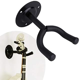 AKORD Lot de 4 Supports muraux réglables pour Guitare et Violon Noir, Set de 4 Pièces - Les Beatles, Paul McCartney, John Lennon, RIngo Starr, George Harrison AKORD Lot de 4 Supports muraux réglables pour Guitare et Violon Noir, Set de 4 Pièces – Image 4