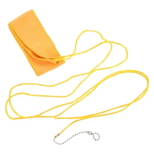 BIUDECO Paño Efecto de Limpieza Significativo de Limpieza para Saxofón y Oboe de Forro Amarillo para Mantener el Interior Seco y