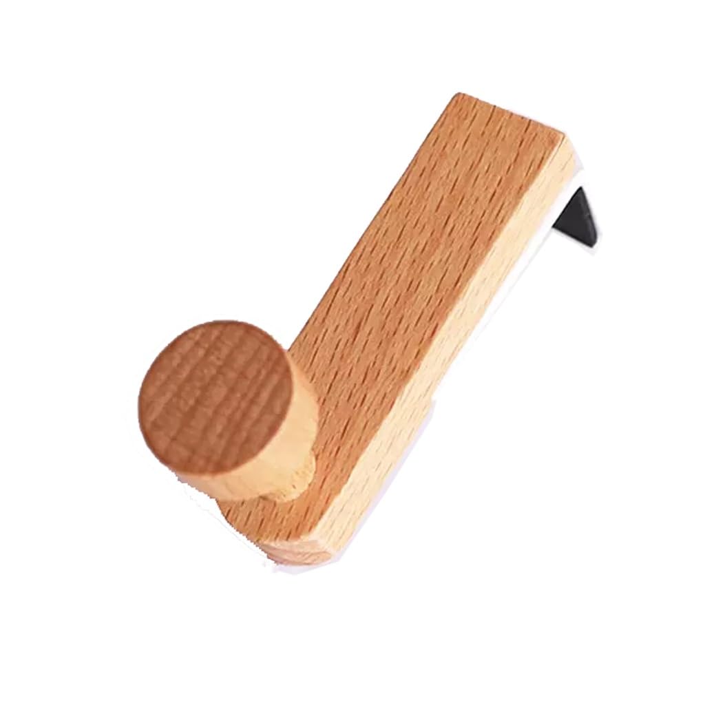 PAFOOA Hooks Single Wooden Door Back Hanger Drawer Wardrobe Cabinet Seam Storage Hook Simple Seamless Without Punching Mounted Rack