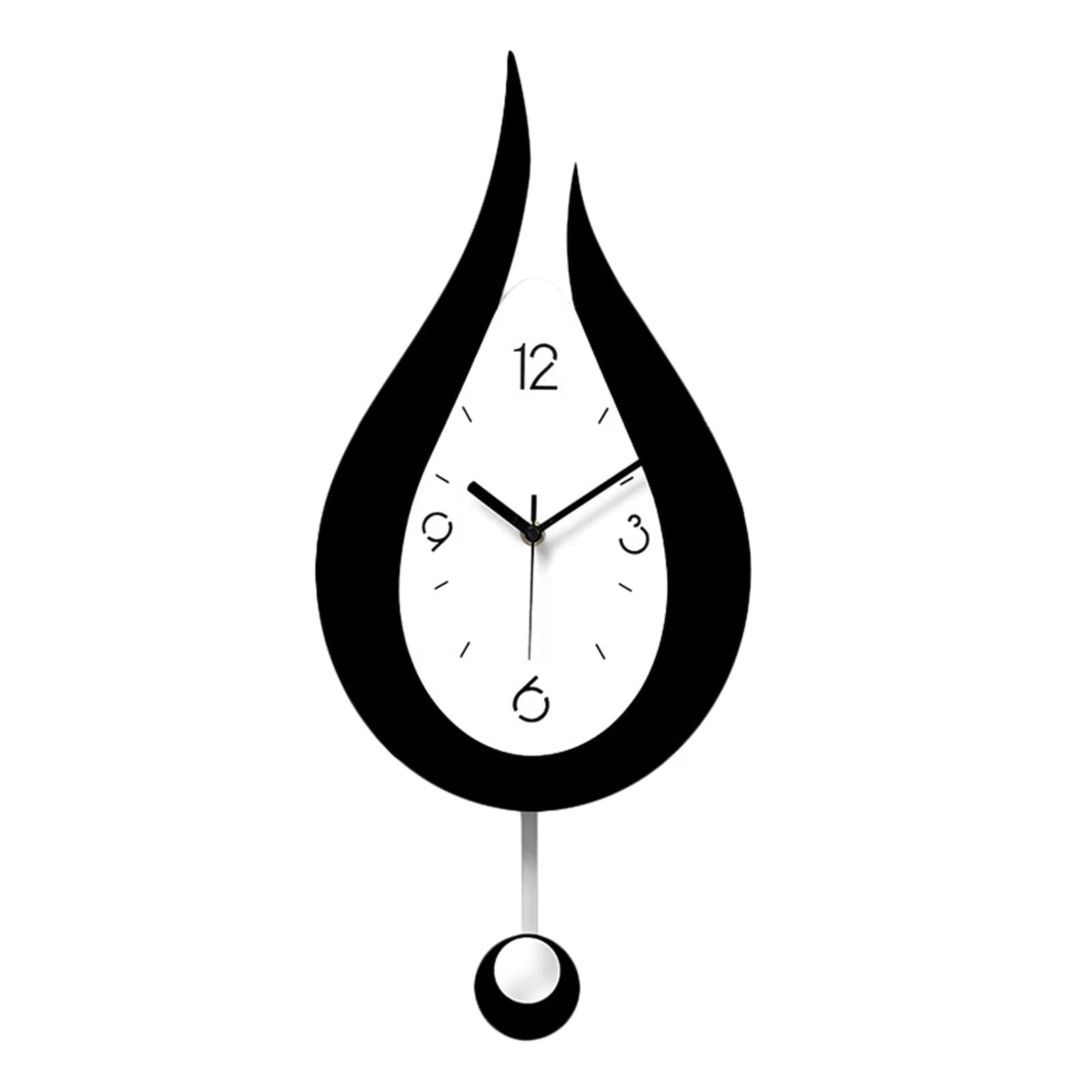 Horloge murale moderne salon design nordique créatif et silencieux pour déco de chambre