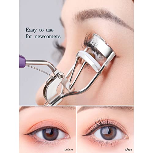 Ayssny Eyelash Curler, Professional Makeup Tool For Eyelashes, Stainless Steel Portable Eye Lash Curler #TOP2