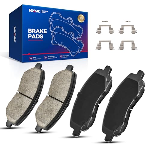 KAX Ceramic Front Brake Pads Fit For Mitsubishi Outlander Sport 2011-2023, Mitsubishi Outlander 2003-2004 2007-2020, Mitsubishi Lancer 2004-2006 2008-2017 4 Pcs replace # D866