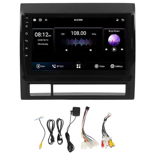 Xtevu Car StereoA9C`̃^b`XN[A TacomaAAndroid 12 Carplay AutoA2GB 64GB GPSirQ[VACXJ[WIVXeƌ݊
