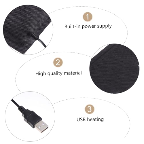 Alfombrilla térmica USB para reptiles pequeña y flexible miniatura 7
