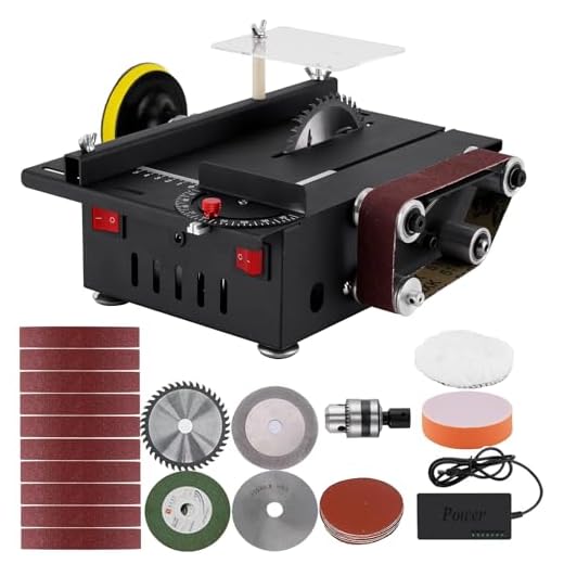 Compact Mini Table Saw and Belt Sander