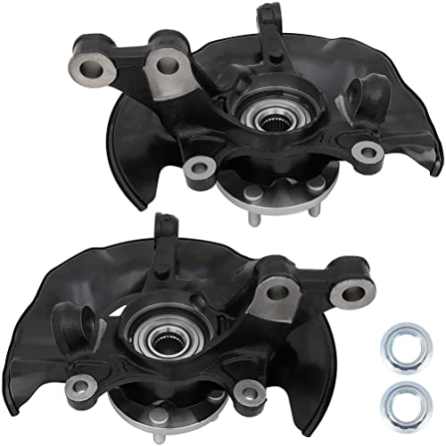 Ocpty Wheel Hub Bearing Steering Knuckle Assembly Pair Front Driver And Passenger Side 2009-2013 Fit For Toyota Corolla 1.8L 2.4L 2 Pack 698-380 698-381 #TOP15