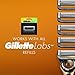 Gillette Labs Heated Razor Gold Edition - 1 Handle, 5 Blade Refills, 1 Charging Dock
