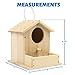 LotFancy Bird House Kit, DIY Wooden Birdhouse Kits, Arts and Crafts Painting Kits for Kids Ages 4+, Build and Paint, Including Paints & Brushes