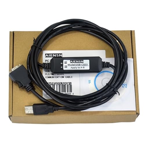 Câble de programmation CSD3 avec connecteurs renforcés pour servomoteur AB et données USB