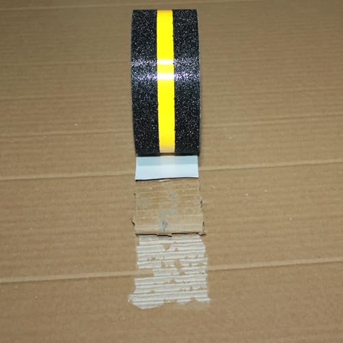 Image of Anti Slip Tape 2 Inch Wide, Waterproof Grip Adhesive Tape, Heavy Duty High Traction Friction for Indoor /Outdoor Steps (33 Ft /Black-Reflective).