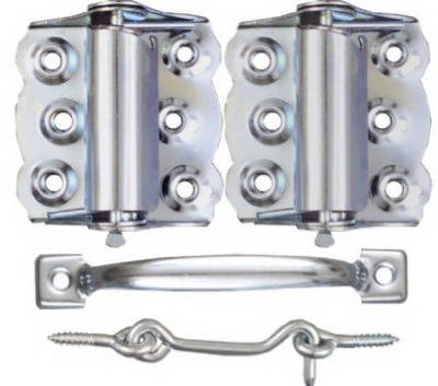 Quincaillerie zinc N190-751 anti-corrosion pour porte moustiquaire extérieure