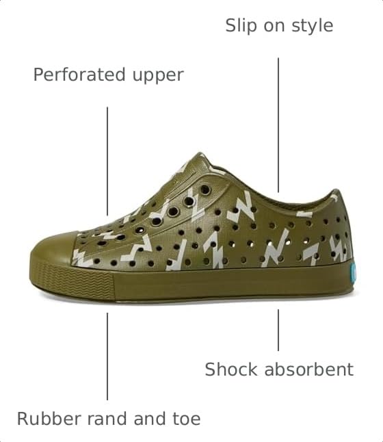 Image of Native Shoes Unisex-Kids Jefferson Print Sneakers