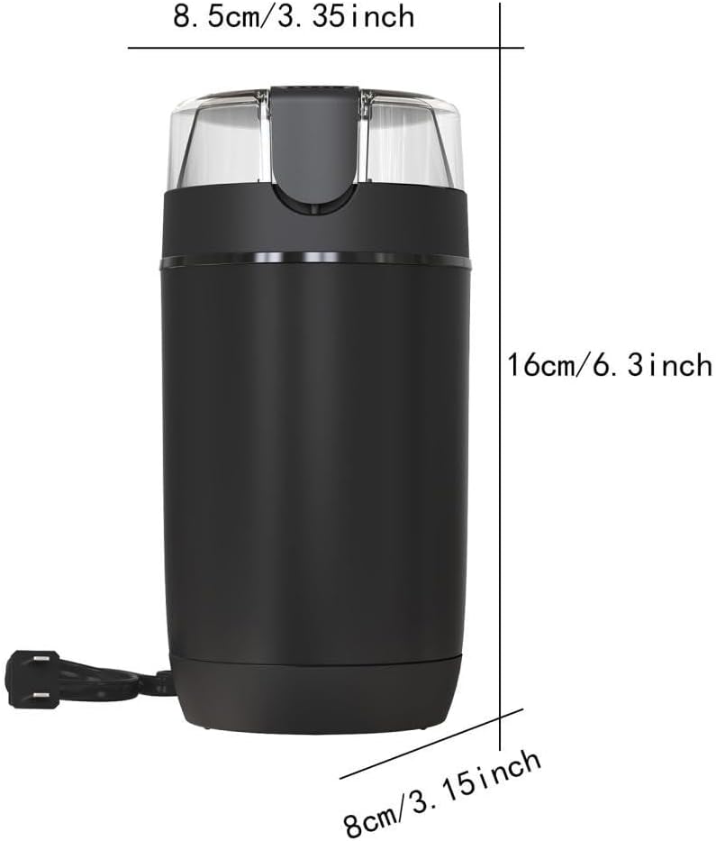 Coffee Bean Grinding Machine Powerful Motor Small 60ml Capacity Multiuse Spice Grinding Machine Grain Mills