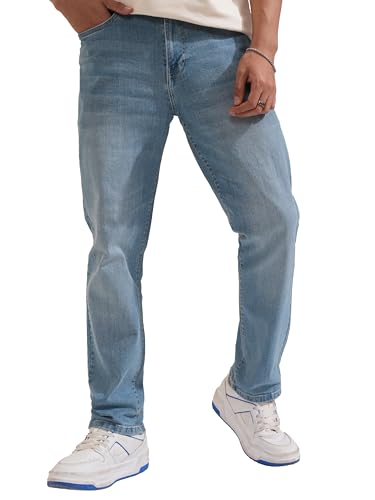Image of Highlander Men's Straight Fit Jeans | Stretchable | Everyday Comfort & Style| Jeans for Man