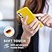 kwmobile Case Compatible with Samsung Galaxy A55 5G Case - Soft Slim Protective TPU Silicone Cover - Radiant Yellow