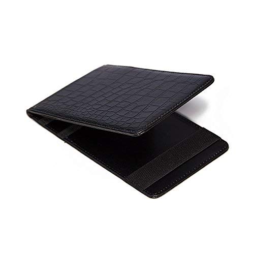 Magic Vosom Professional Golf Scorecard Holder Yardage Book Holder Black - Thumbnail 2