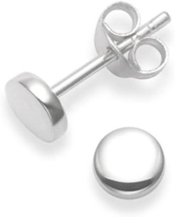 Heather Needham Sterling Silver TINY Round Stud Earrings - SIZE: 3mm Gift Boxed 5334