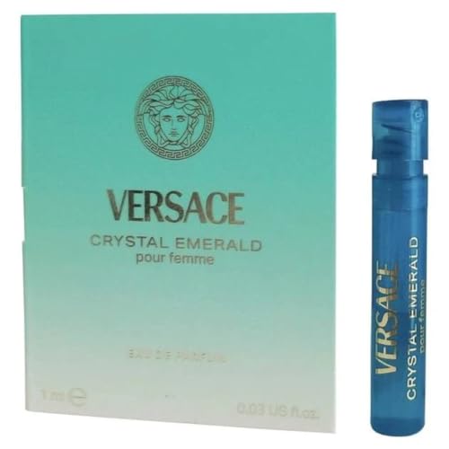 Versace Crystal Emerald Eau De Parfum Spray for Women, Sample Vial 0.03 Fl Oz - image 1