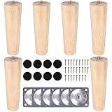 Accessoires inclus : Plaques de montage en acier inoxydable, résistantes à la rouille et durables. Les pieds sont équipés de tampons en feutre à la base pour protéger vos sols ou tapis des rayures et dommages, et réduire le bruit.