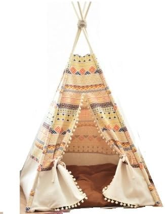 THAI Pet Teepee Handmade Size L TP032 Pet tepee, Dog tepee, Cat tepee, Cat bed, Dog bed, Dog tent, Cat tipi FREE pet toy for all purchase! Pet toy made from 100% cotton and handmade. It is for p