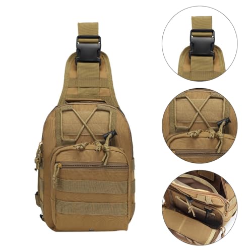Bolsa de pecho de nylon resistente para actividades al aire libre y correas regulables 4